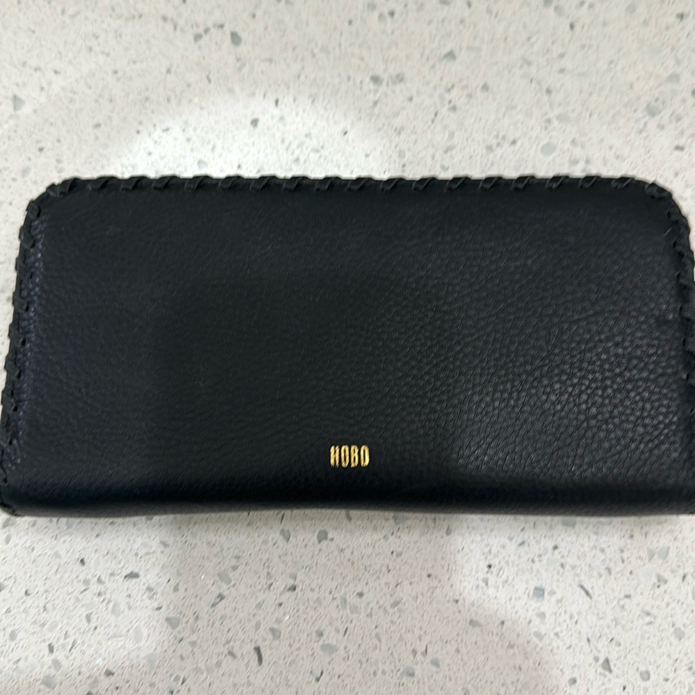 Hobo special edition, black leather, large wallet!
